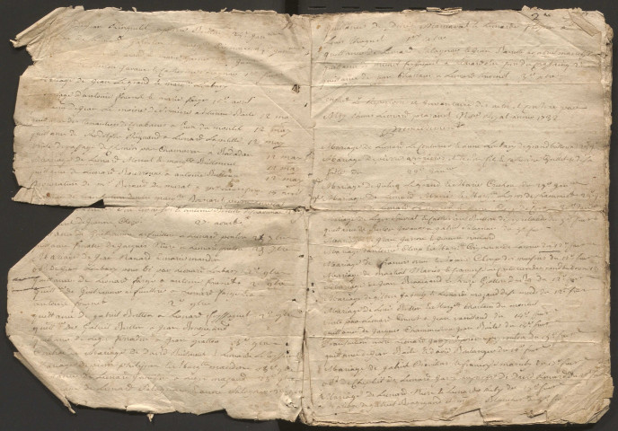 Répertoire chronologique : maître Plazanet Léonard (1733-1765) et (1740-1753), Plazanet Louis (1766-1790)