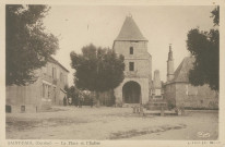 Saint-Paul : "Saint-Paul (Corrèze) - La place et l'église".