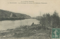 Beaulieu-sur-Dordogne : " La Corrèze illustrée - 5. Beaulieu - La Dordogne et ruines du château d'Estresse".