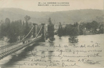Beaulieu-sur-Dordogne : "32 - La Corrèze illustrée - Beaulieu - Le pont-inondation".