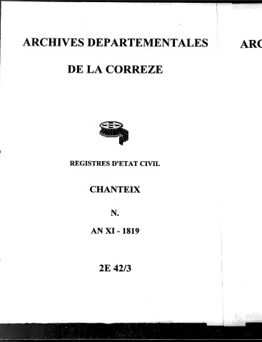 Naissances (1803-1819)