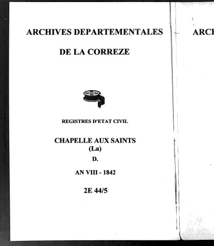 Décès (1800-1842)