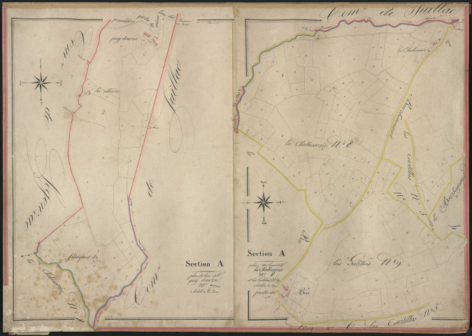Sections A7/2-A8-A9 de Puy Daura de la Chabesserie et de Las Galibas