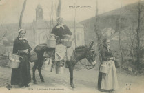 Folklore : "Types du Centre - 574 - Laitières corréziennes".