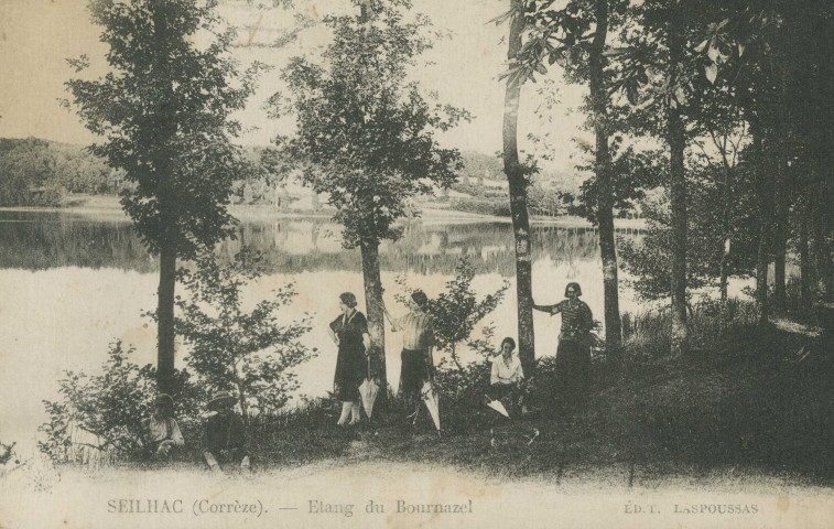 Seilhac : "Seilhac (Corrèze). - Etang du Bournazel".