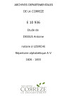 Répertoire alphabétique A-V