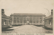 Egletons : "Egletons (Corrèze) - Ecole nationale professionnelle - Cour d'honneur".