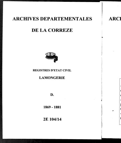 Décès (1869-1881)