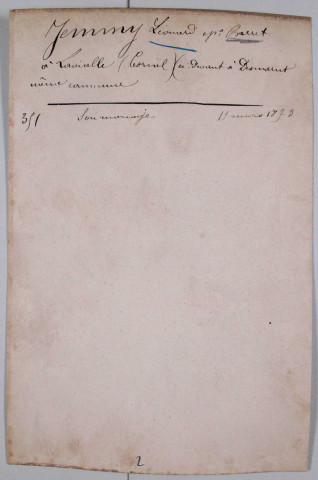 Répertoire alphabétique sur fiches : Jeandy-Lacoste