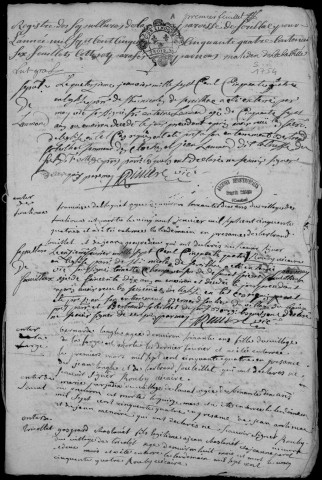 Baptêmes, mariages, sépultures (1753-1762)