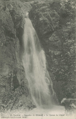 Gimel : "15. Corrèze - Cascades de Gimel - "La Queue de cheval"".