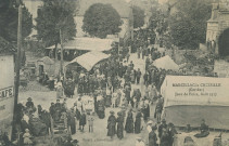 Marcillac-la-Croisille : "Marcillac-la-Croisille (Corrèze) - Jour de foire, août 1917".