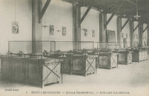 Bort-les-Orgues : "8 - Bort-les-Orgues - Ecole Marmontel. - Atelier d'ajustage".
