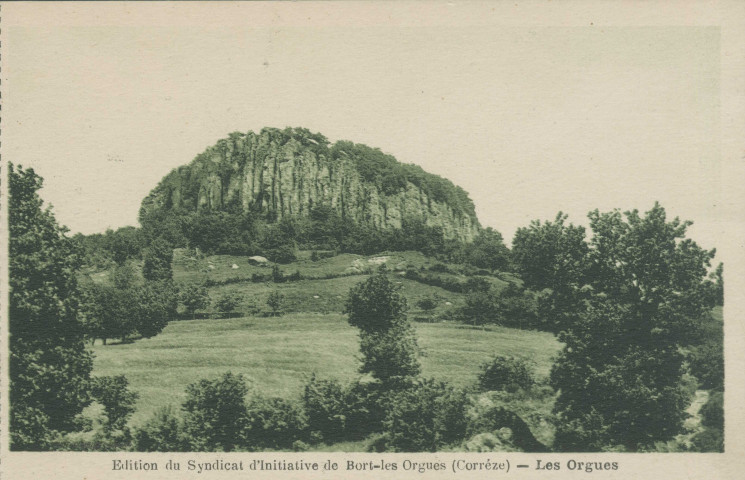 Bort-les-Orgues : "Edition du Syndicat d'initiative de Bort-les-Orgues (Corrèze) - Les Orgues".