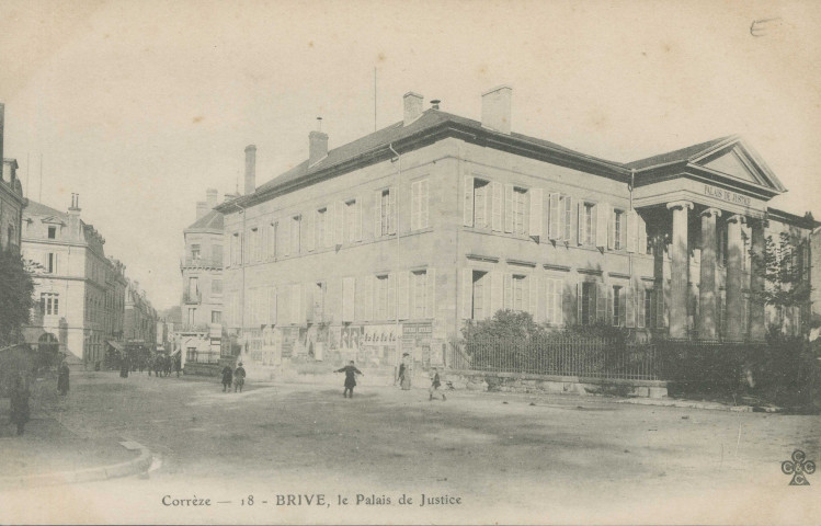 Brive-la-Gaillarde : "Corrèze - 18 - Brive, le palais de justice".