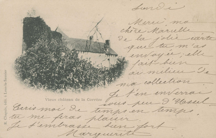 Ussel : "Vieux château de la Corrèze".