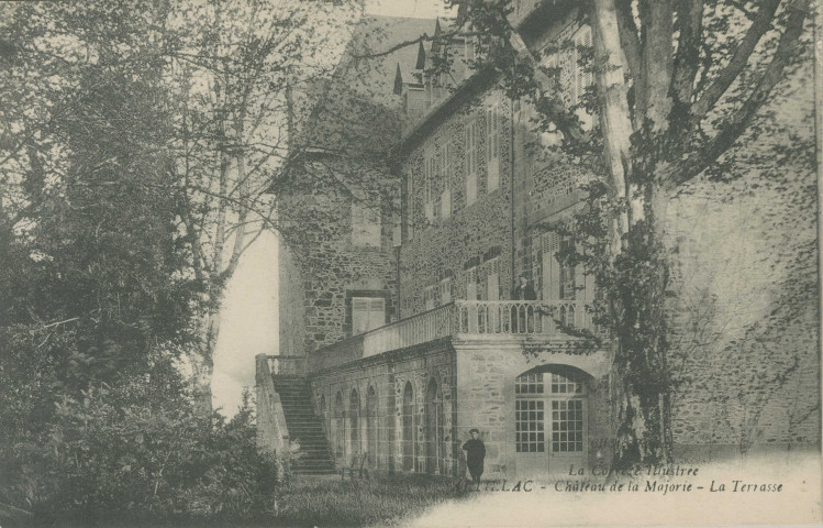 Altillac : "La Corrèze illustrée - Altillac - Château de la Majorie - La terrasse".