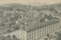 Tulle : "Corrèze - 64 - Tulle, vue générale et caserne du Champ-de-Mars".