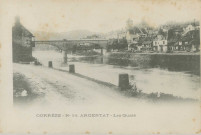 Argentat : "Corrèze - N° 24. Argentat - Les quais".