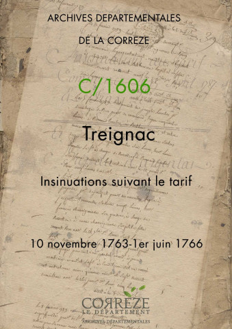 10 novembre 1763-1er juin 1766
