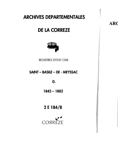 Décès (1843-1882)