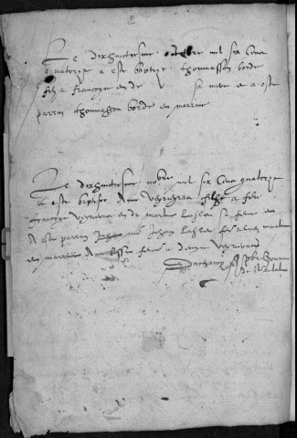 Baptêmes, mariages, sépultures (1614-1687)