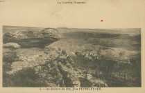 Peyrelevade : "La Corrèze illustrée - 5. Les Rochers du Rat, près Peyrelevade.".