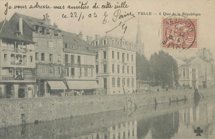 Tulle : "Tulle - 6 - Quai de la République".