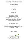 Répertoire alphabétique sur fiches : Combret-Crae