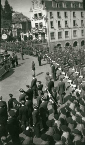 Visite du maréchal Pétain.