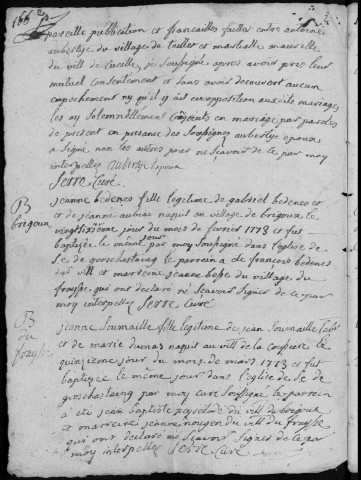 Baptêmes, mariages, sépultures (1773-1792)