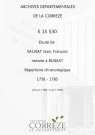 Répertoire chronologique : 22 juin 1758-6 avril 1785