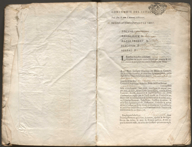 5 septembre 1722-19 novembre 1724