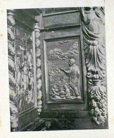Troisième panneau : la pèche miraculeuse.