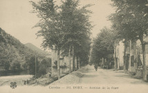 Bort-les-Orgues : "Corrèze - 101. Bort. - Avenue de la gare".