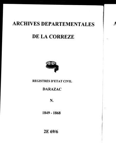 Naissances (1849-1868)