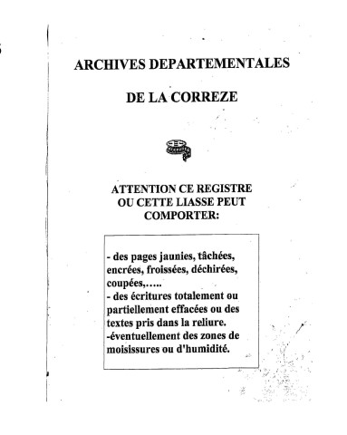 Naissances, mariages, décès (1853-1862)