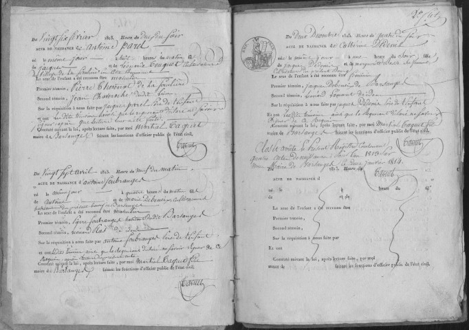 Naissances (1813-1822)