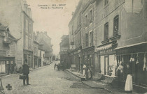 Bort-les-Orgues : "Corrèze - 160 - Bort - Place du faubourg".