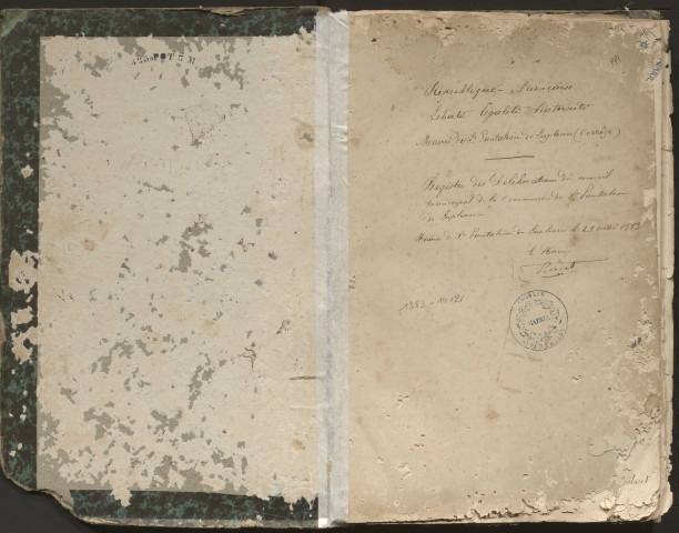 Délibérations du conseil municipal. 17 juillet 1883-3 novembre 1912