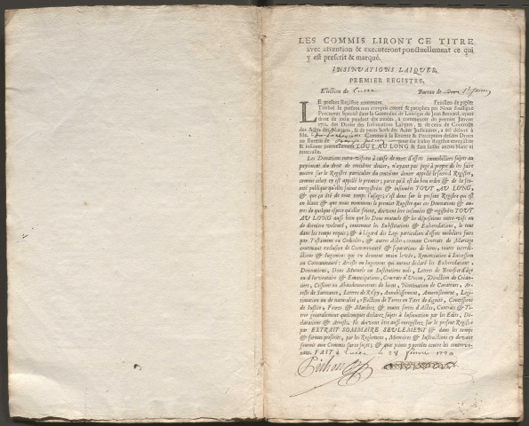 15 avril 1720-27 juin 1720