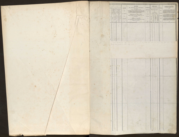 Classe 1871 : registre matricule du contingent.