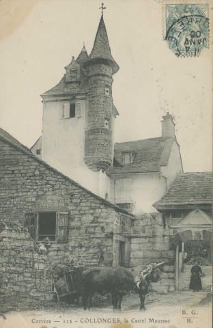 Collonges-la-Rouge : "Corrèze - 112 - Collonges, le castel Maussac".