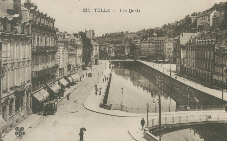 Tulle : "211. Tulle - Les quais".