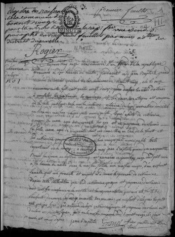 Naissances, mariages, décès et tables (1794-1797)