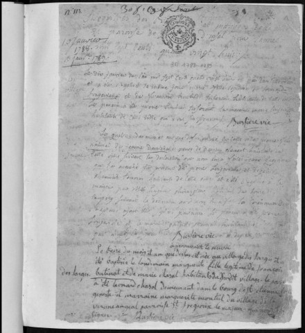 Baptêmes, mariages, sépultures (1788-1792)