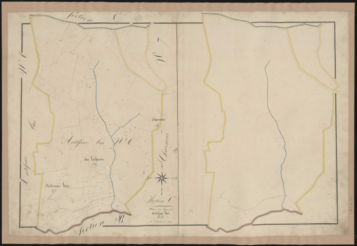 Section C6 d'Antissac-Bas