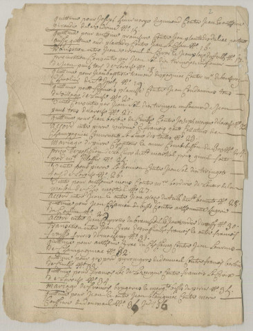 Répertoire chronologique : 1731-1757