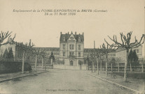 Brive-la-Gaillarde : "Emplacement de la foire-exposition de Brive (Corrèze) - 24 au 31 août 1924".