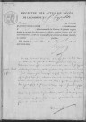 Décès (1833-1842)